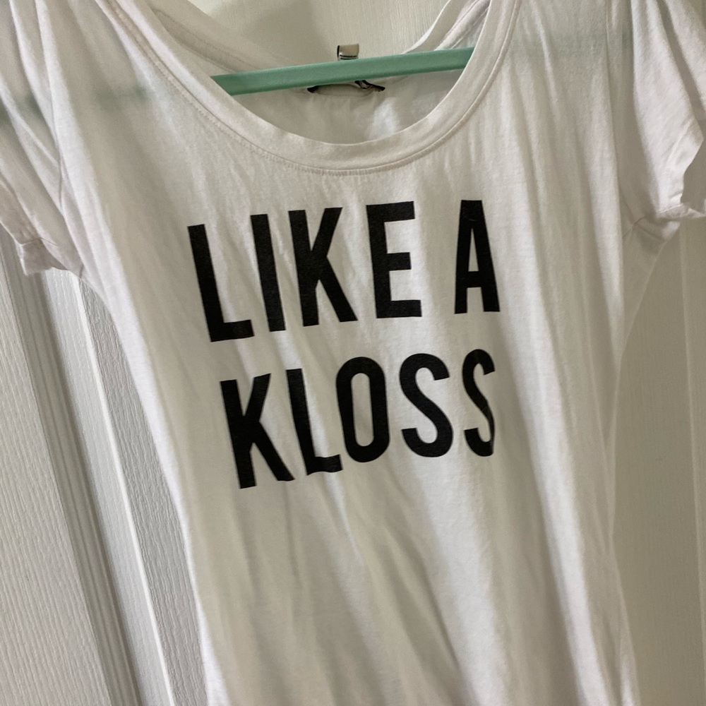 Express x Karlie Kloss like a kloss shirt